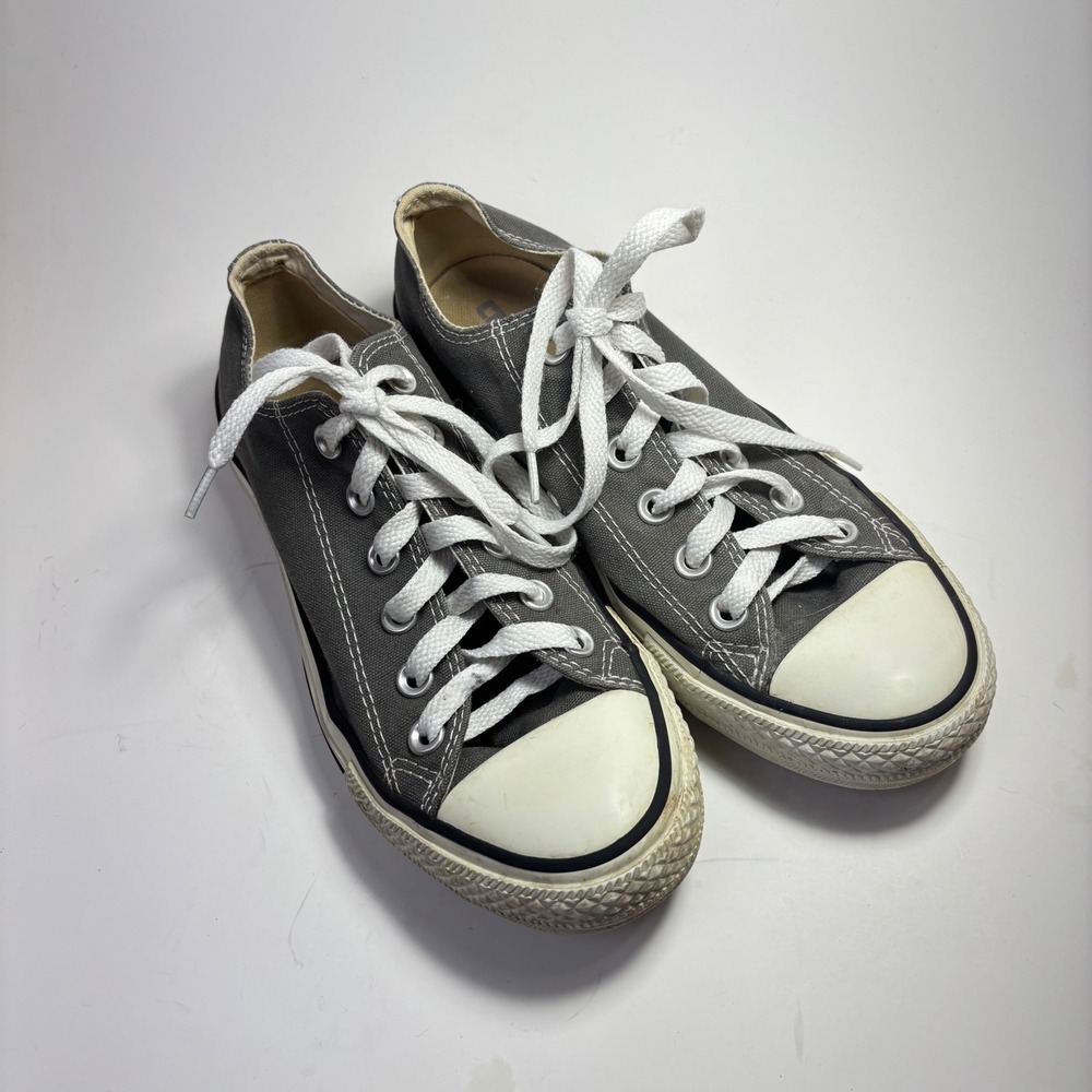 Converse Chuck Taylor All Star Mens 5 Womens 7 Charcoal Gray Low Top Sneakers